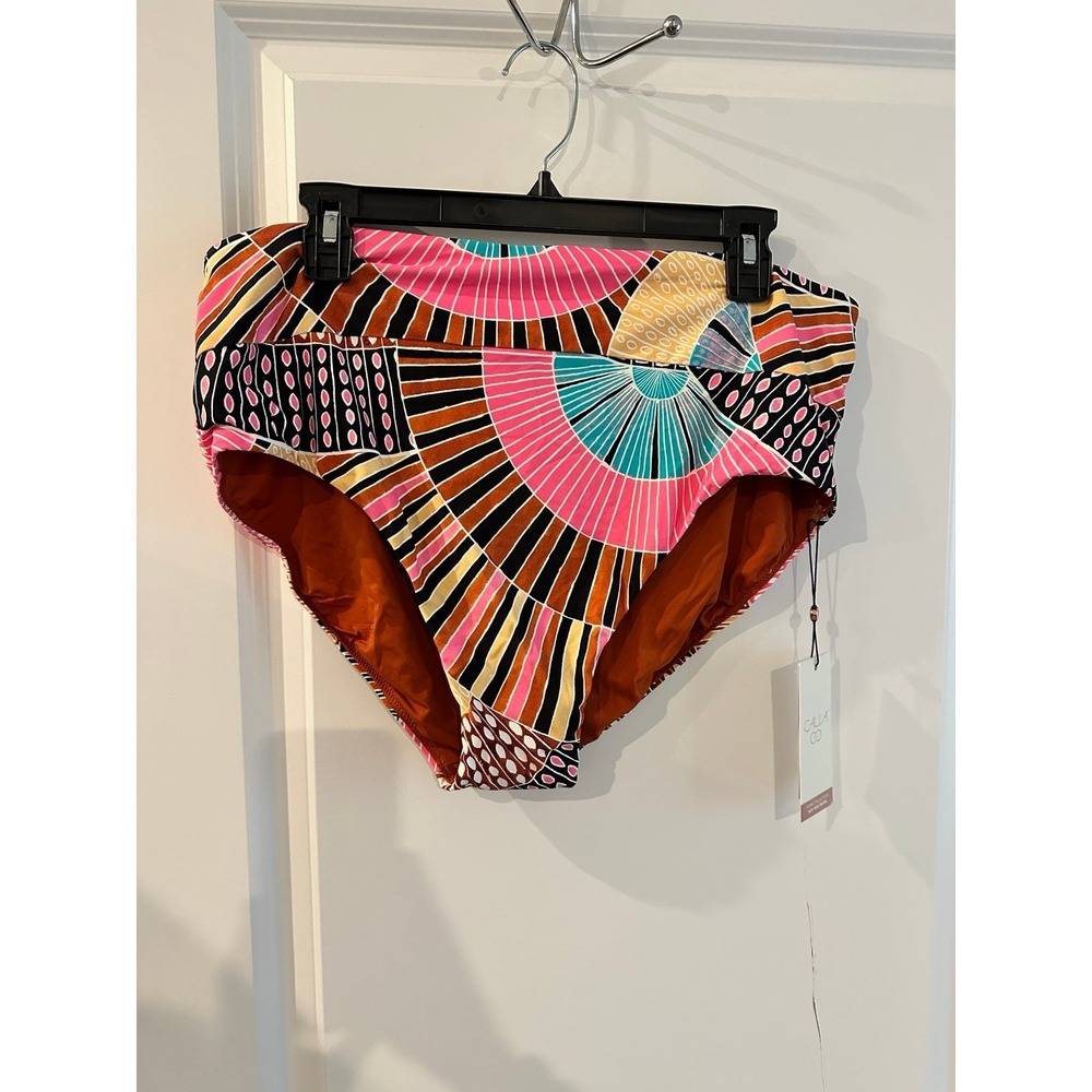 NEW Calia Bikini Bottom Swimsuit size 1X Beach Tropical